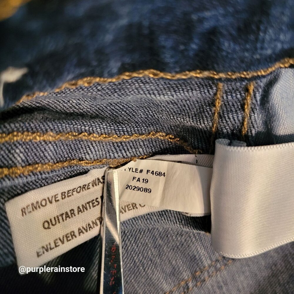 Madewell Jeans 28 Skinny 10" High Rise Hayes Wash F4684 Tummy Control Stretch - Picture 7 of 12